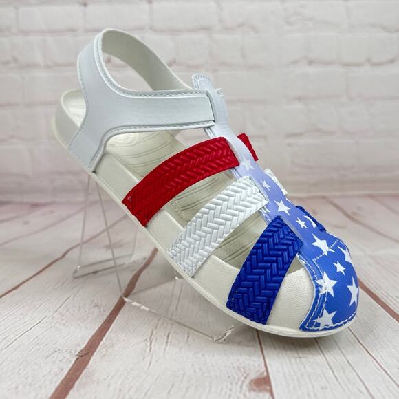 Reef Water Beachy Americana 24 Kids Sandals Size 2 - Picture 2 of 11